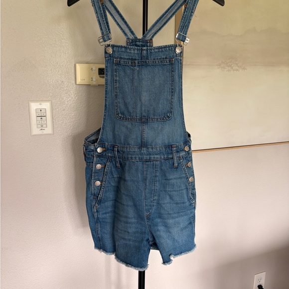 Madewell Denim - Madewell Light Blue Denim Overalls Shortalls